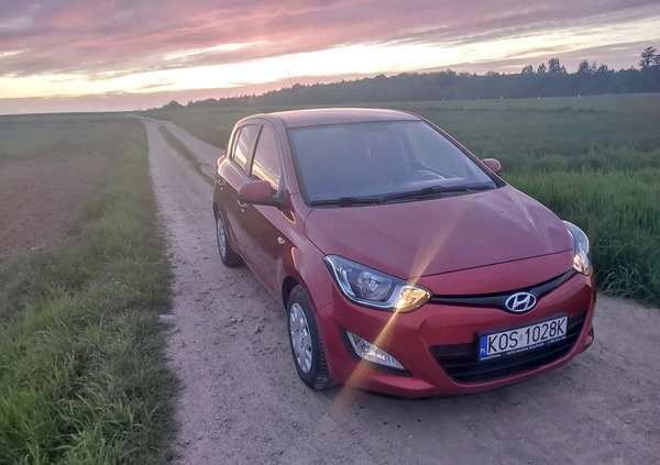 Hyundai i20 cena 20900 przebieg: 212650, rok produkcji 2012 z Dobrzyca małe 277